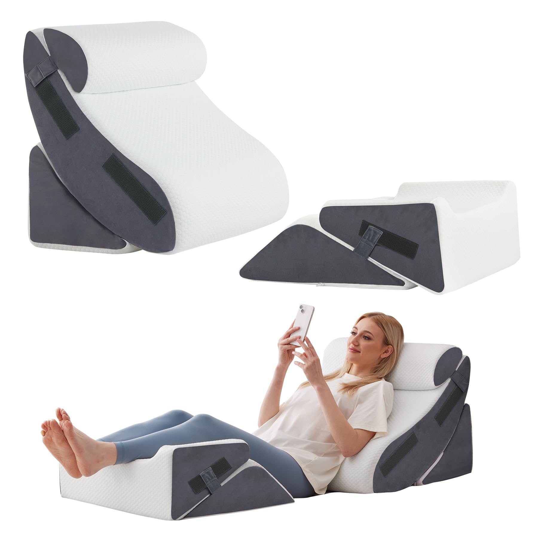 Amazon.com: Ahpmeoa 5Pcs Wedge Pillow Set for After Surgery